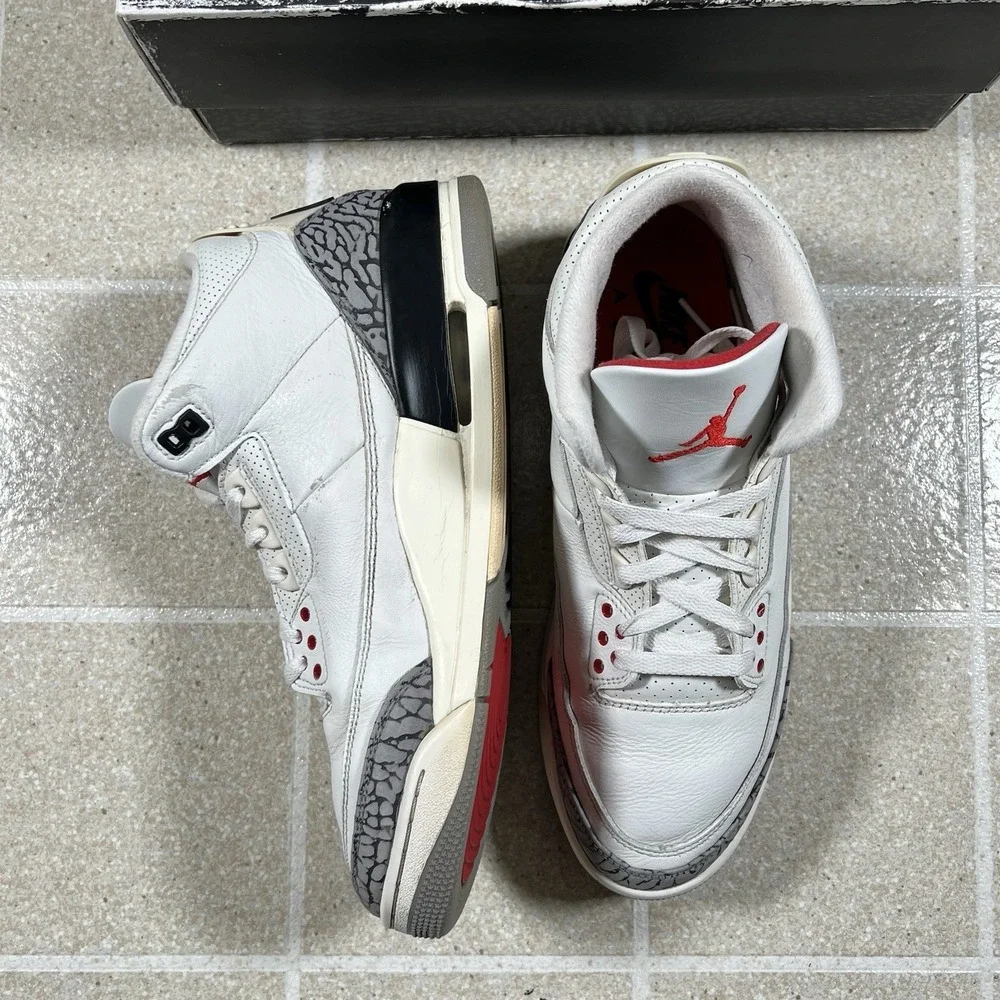 Nike Air Jordan 3 Retro White Cement Reimagined 2023 DN3707-100 Size 10
